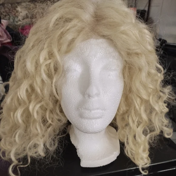 Hair Long Blond Curly Wig Poshmark